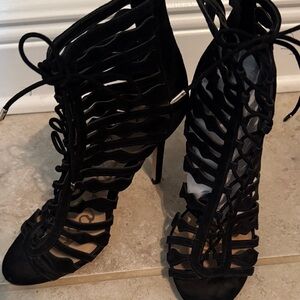 Sam Edelman Black Strappy Heels